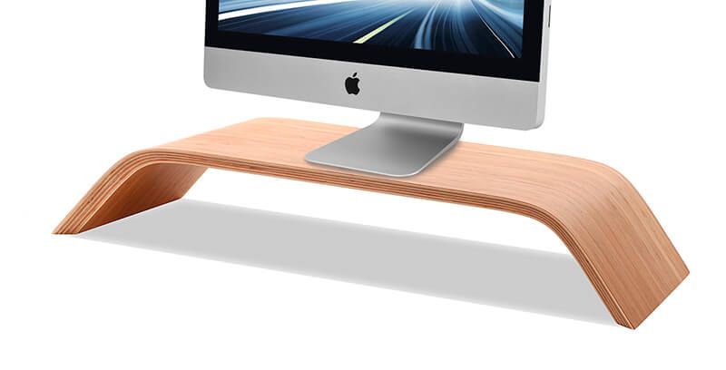 Iparts4U Monitor Beeldscherm Standaard Van Licht Bamboe Hout iparts4u kopen in de aanbieding Iparts4U Monitor Beeldscherm Standaard Van Licht Bamboe Hout iparts4u kopen in de aanbieding