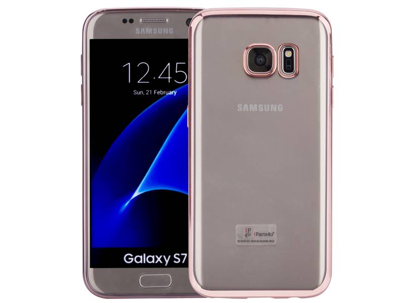 Iparts4U Samsung Galaxy S7 Hoesje Clear Rose Goud Tpu iparts4u kopen in de aanbieding