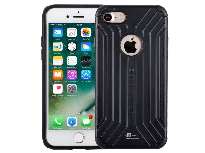 Iparts4U Armor Iphone 87 Hoesje Schokbestendig Hardcase Zwart iparts4u kopen in de aanbieding