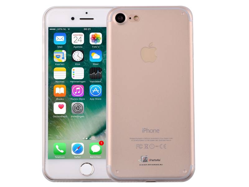 Iparts4U Iphone 87 Hardcase Ultra Dun Premium Mat Transparant iparts4u kopen in de aanbieding