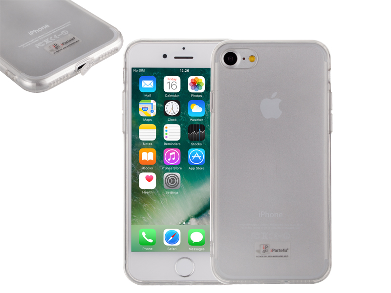 iPhone 7 siliconen hoesje met oplaadpoort bescherming