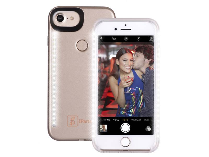 Iparts4U Chique Selfie Hoesje Iphone 876S6 Goud iparts4u kopen in de aanbieding