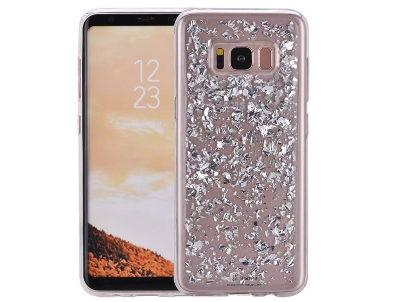 Iparts4U Glitter Hoesje Snippers Zilver Voor Samsung Galaxy S8 iparts4u kopen in de aanbieding