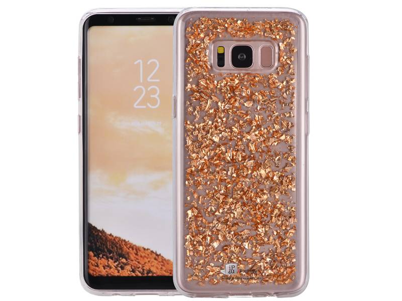Iparts4U Samsung Galaxy S8 Glitter Hoesje Snippers Rose Goud iparts4u kopen in de aanbieding
