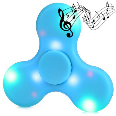 Iparts4U Led Bluetooth Muziek Fidget Spinner Blauw iparts4u kopen in de aanbieding