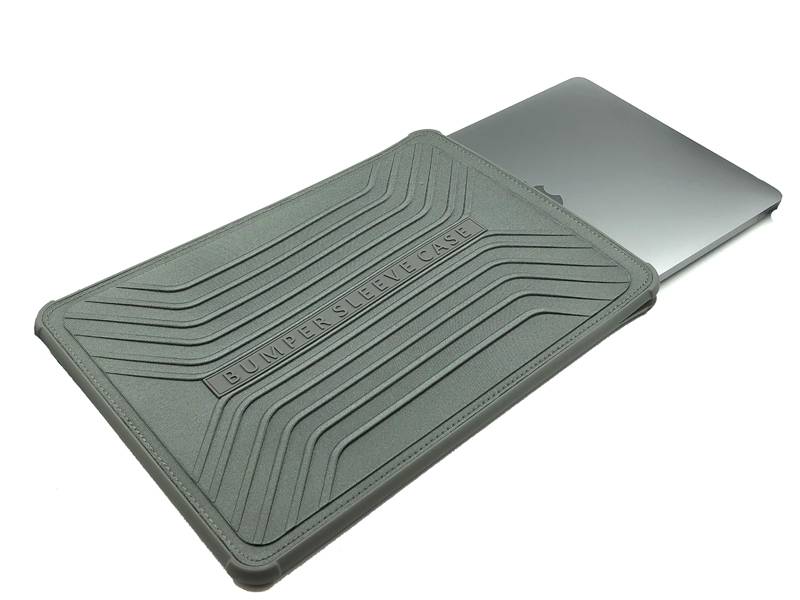 Iparts4U Schokbestendige Macbook Hoes Sleeve Shockproof Bumper Grijs 15 Inch iparts4u kopen in de aanbieding