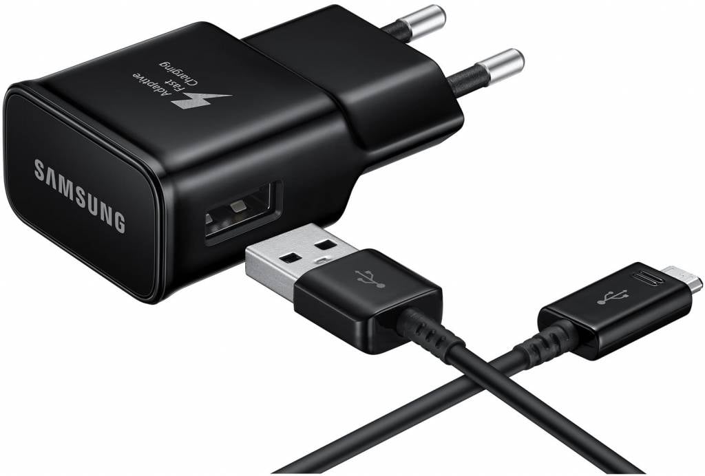 Iparts4U Samsung Usb Snellader En C Kabel Zwart iparts4u kopen in de aanbieding