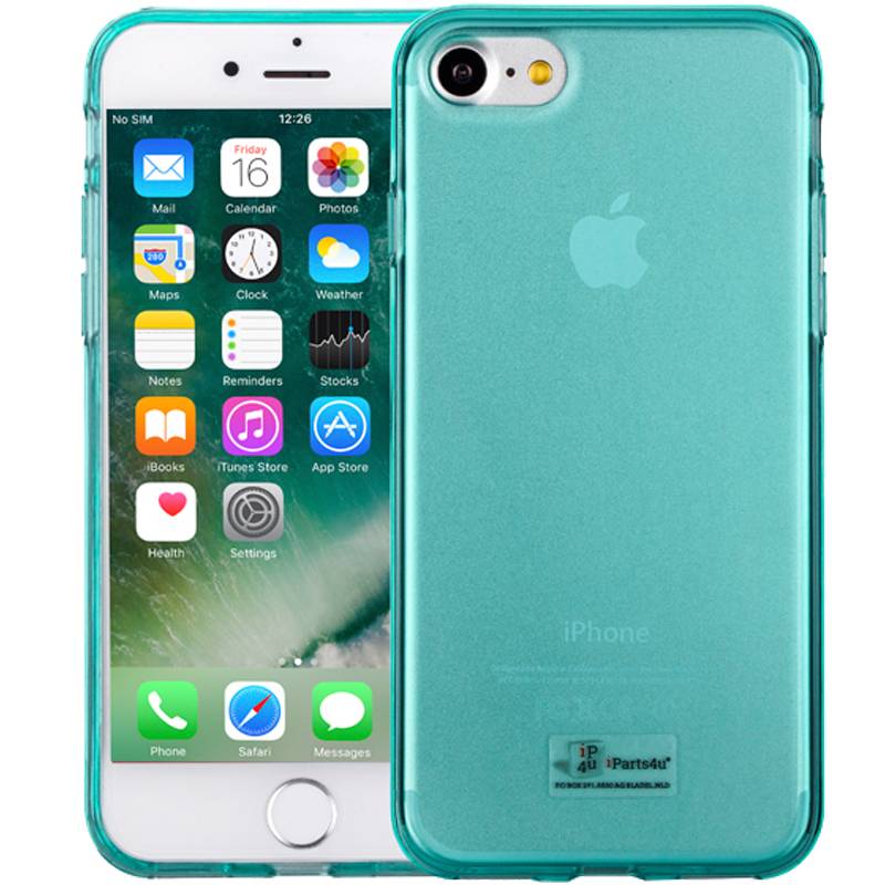 Iparts4U Iphone 87 Hoesje Siliconen Groen Transparant iparts4u kopen in de aanbieding Iparts4U Iphone 87 Hoesje Siliconen Groen Transparant iparts4u kopen in de aanbieding