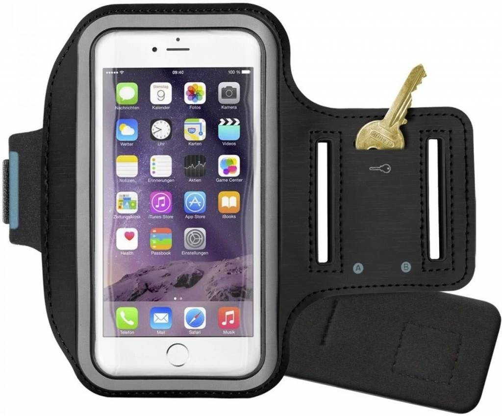Iparts4U Sport Armband Hardloop Hoesje Voor Apple Iphone 66S Plus Zwart iparts4u kopen in de aanbieding