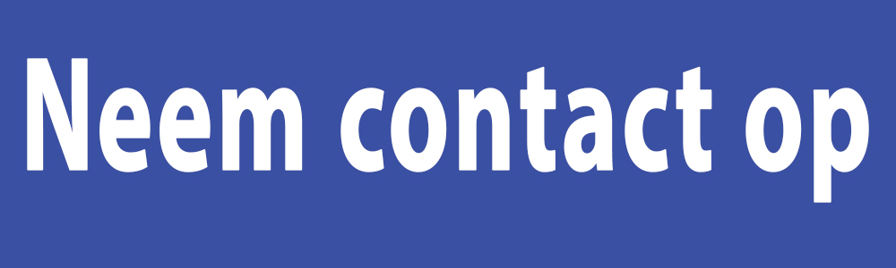 Neem contact op!