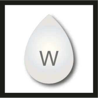 Stickers met witte inkt