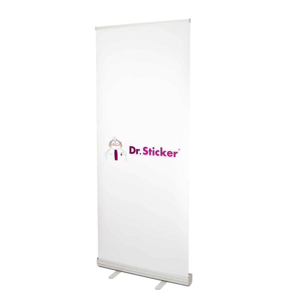  Roll up banner 200 cm x 100 cm Dr Sticker