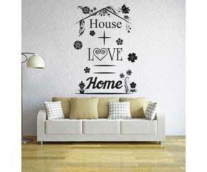 Muursticker Woonkamer text 2 - Dr.Sticker Muursticker Woonkamer text 2 - Dr.Sticker