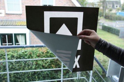 Elk oppervlak beplakken