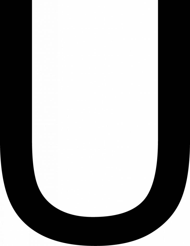 u letter stickers dr