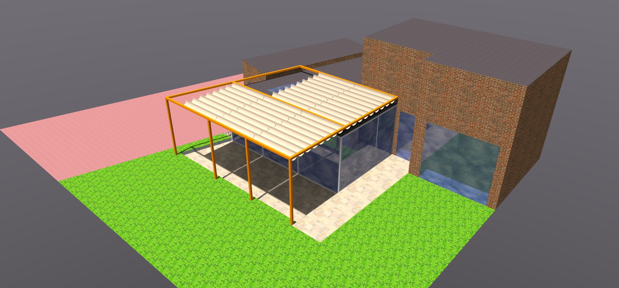 Maatwerk staalconstructie met wavesails