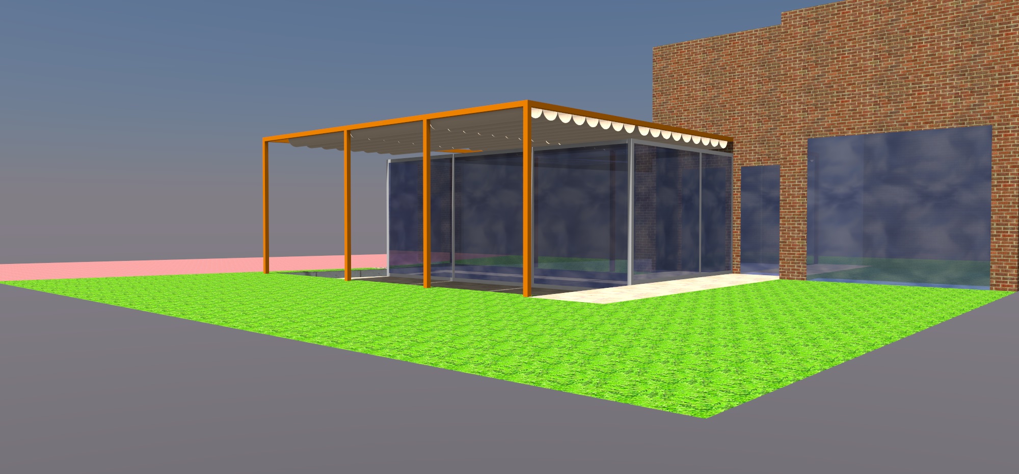 Maatwerk staalconstructie met wavesails