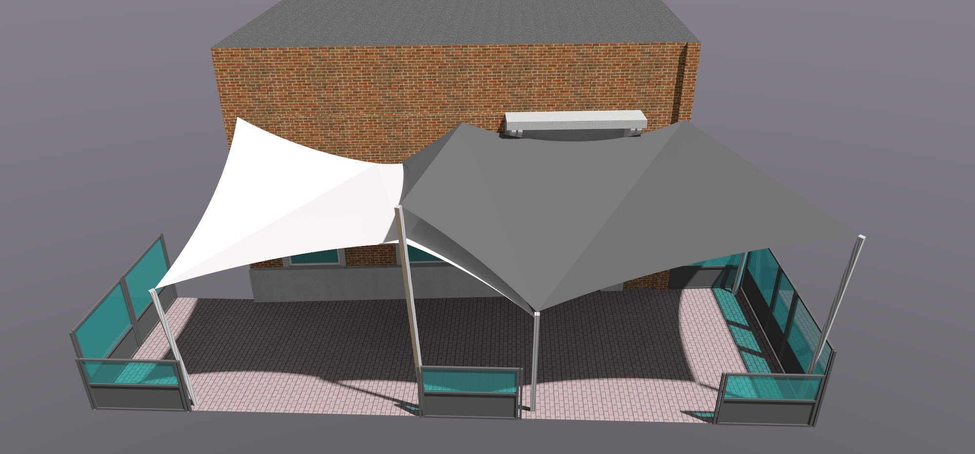 maatwerk schaduwdoeken Horeca