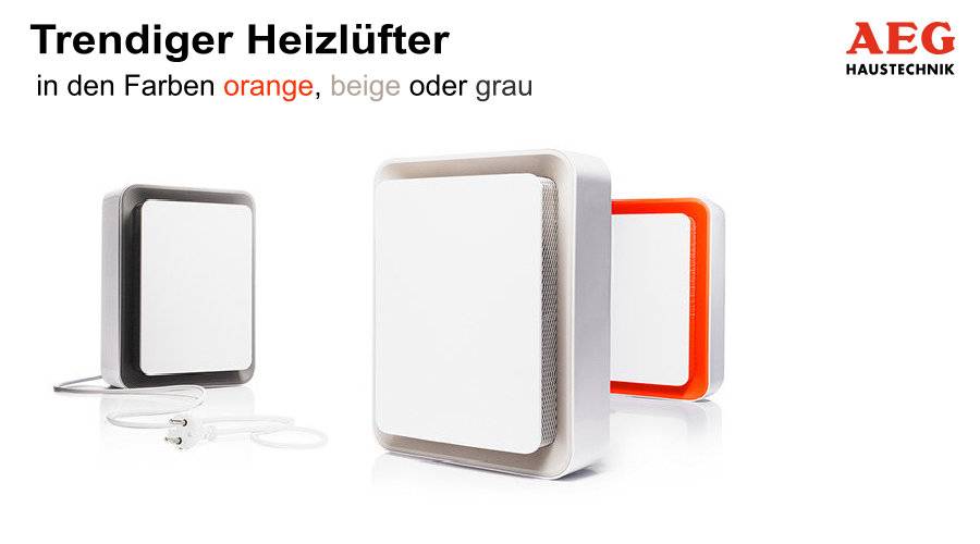 Trendinger Heizlüfter mit Sweet-Air-Technologie