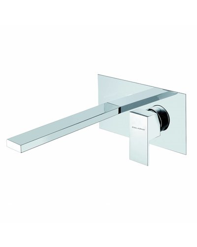 Steel & Brass Industrial 1-hole built-in sink