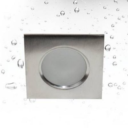 Inbouwspot badkamer vierkant inox 85mm B GU10 IP65 | Myplanetled Inbouwspot badkamer vierkant inox 85mm B GU10 IP65 | Myplanetled