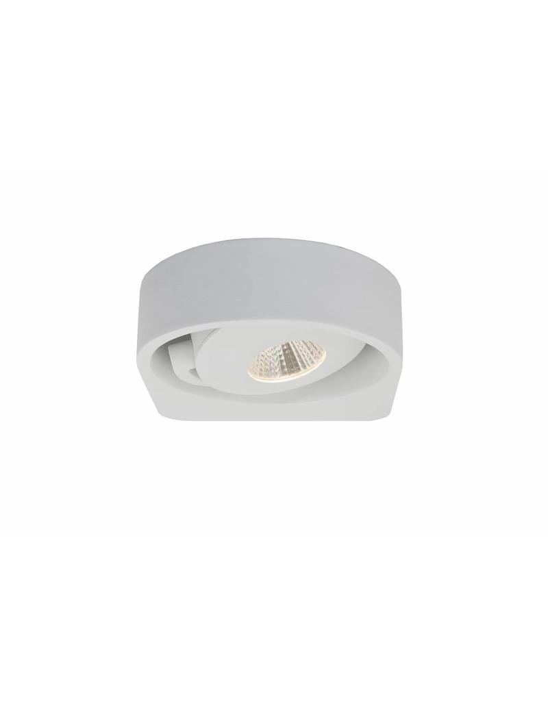 Applique murale blanche led design orientable 1x5w 149mm myplanetled