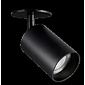 Tabore 1L black recessed spotlight with GU10 tube (excl)