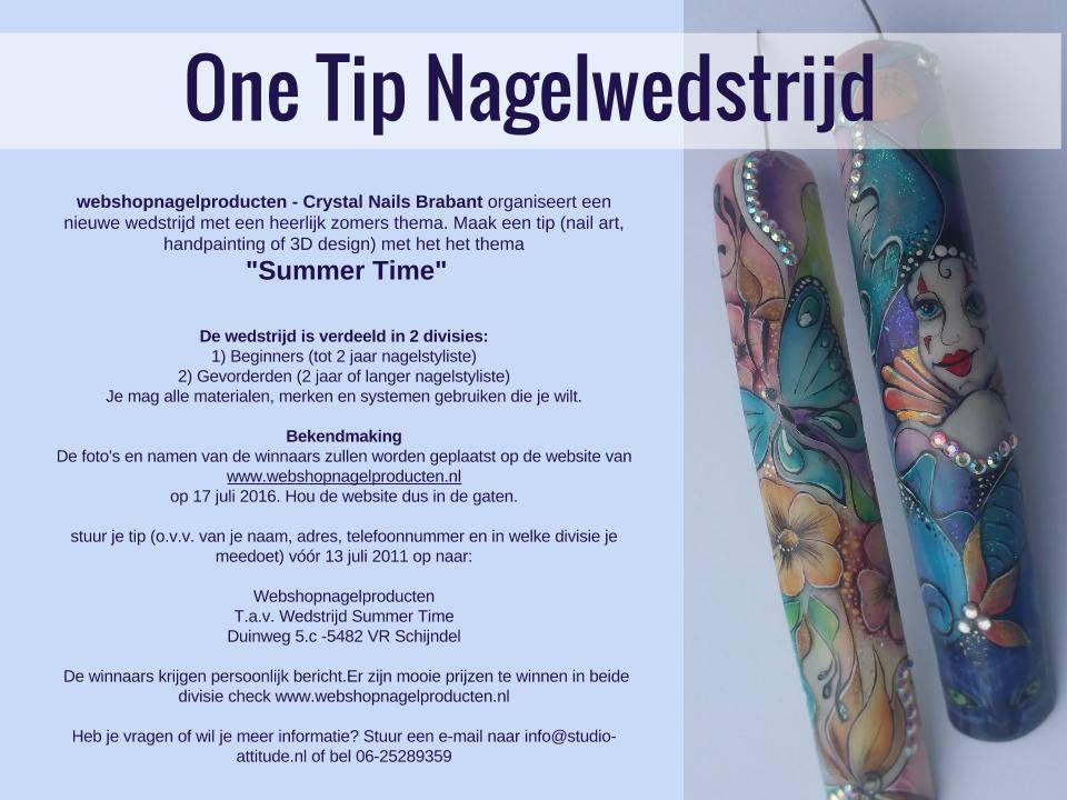 One tip Nagel wedstrijd