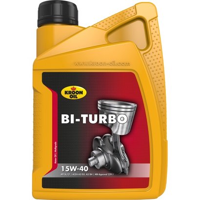 Bi-Turbo 15W-40 Motorolie 1 ltr. voor benzine aggraten