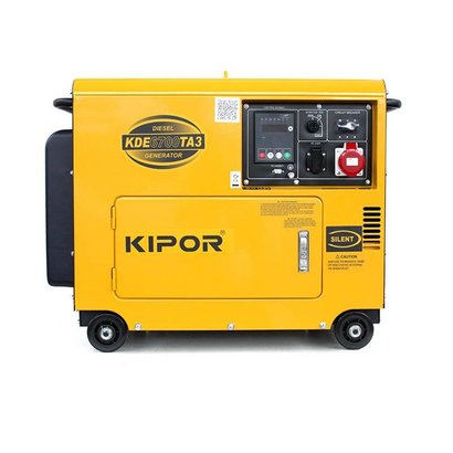 Kipor KDE6700TA3 Aggregaat voor festival, bouw etc.