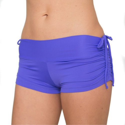 LaLa Land Yoga Wear Baby Cake Shorts - Periwinkle (S/M) LaLa Land Yoga Wear Baby Cake Shorts - Periwinkle (S/M)