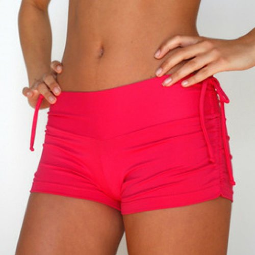 LaLa Land Yoga Wear Baby Cake Shorts - Raspberry LaLa Land Yoga Wear Baby Cake Shorts - Raspberry