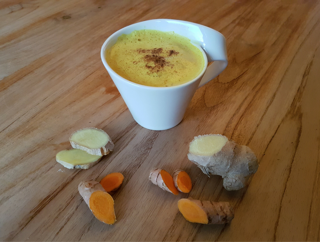 Golden milk recipe yoga lifestyle winter drink