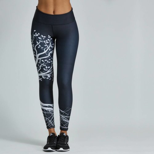 Noli Yoga Wear Black Tree Legging Noli Yoga Wear Black Tree Legging