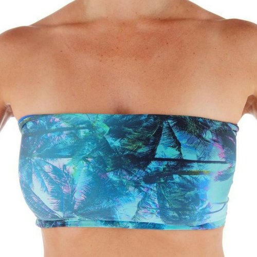 LaLa Land Yoga Wear Double Face Tube Top - Palm Tree (XS/S/M) LaLa Land Yoga Wear Double Face Tube Top - Palm Tree (XS/S/M)
