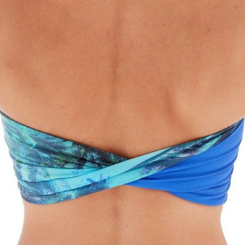 LaLa Land Yoga Wear Double Face Tube Top - Palm Tree LaLa Land Yoga Wear Double Face Tube Top - Palm Tree