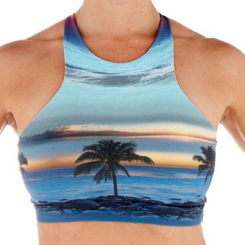 LaLa Land Yoga Wear Nikki Top - Summer Vibe (M) LaLa Land Yoga Wear Nikki Top - Summer Vibe (M)