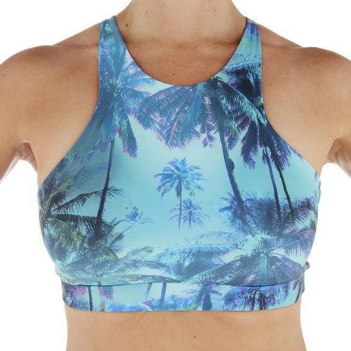 LaLa Land Yoga Wear Nikki Top - Palm Tree (M) LaLa Land Yoga Wear Nikki Top - Palm Tree (M)