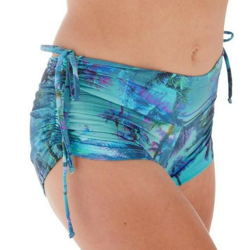LaLa Land Yoga Wear Baby Cake Shorts - Palm Tree (L) LaLa Land Yoga Wear Baby Cake Shorts - Palm Tree (L)