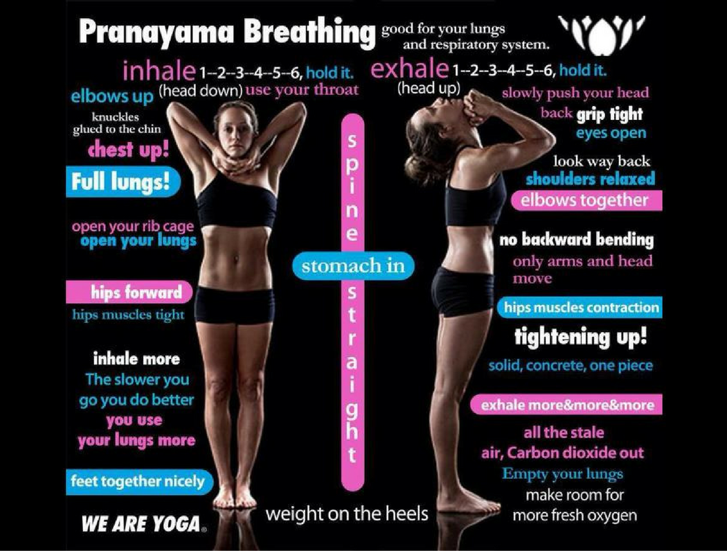 Pranayama: Standing Deep Breathing : Hot Yoga 101