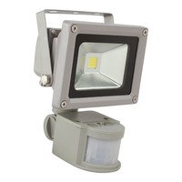 10 watt led bouwlamp met bewegingsmelder