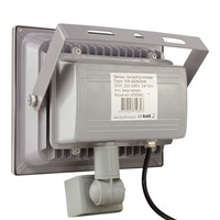 30 watt led bouwlamp met bewegingsmelder