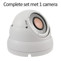CC-CS01DC2-W - 4 kanaals CVR inclusief 1 witte CC-DC2 camera