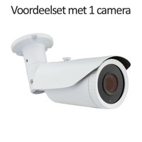 CHD-CS015MB1 -4 kanaals NVR inclusief 1 CHD-5MB1 5 MegaPixel IP camera