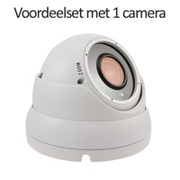 CHD-CS01D1-W - 4 kanaals NVR inclusief 1 witte CHD-D1 IP camera