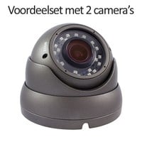 CHD-CS02D1-G - Set met recorder en 2x CHD-D1 IP camera's