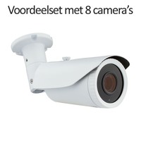CHD-CS08B1 - 9 kanaals NVR inclusief 8 CHD-B1 IP camera's