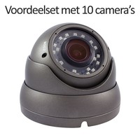 CHD-CS10D1 - 16 kanaals NVR inclusief 10 CHD-D1 IP camera's