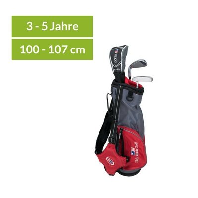 U.S. Kids Golf Ultralight 39 - Komplett Set - Rot U.S. Kids Golf Ultralight 39 - Komplett Set - Rot