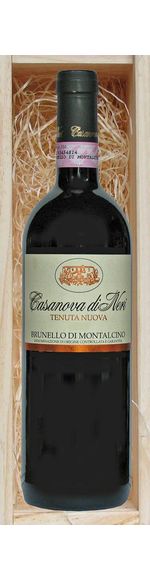 Houten kistje met "top" Brunello di Montalcino - Casanova di Neri